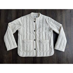 Aiayu Quilted Diamond Haze Jacket in Ecru - Size S, NWT